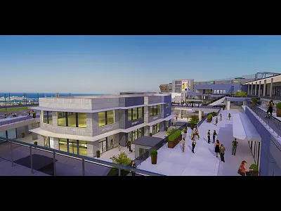 shopping center 3d shopping center