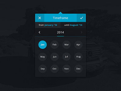 Interval Date Picker Tranparent barcelona berlin datepicker flat popup time ui user interface design