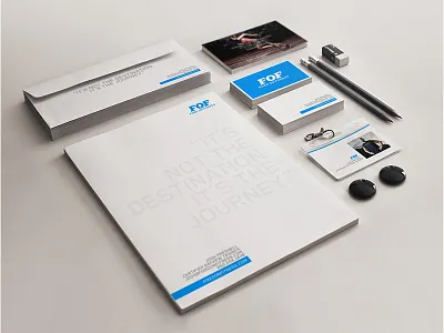 Fixed on Fitness Collateral branding design logo stationary