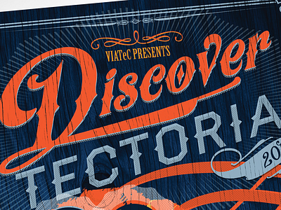 DT Gig Poster Detail gig poster vintage
