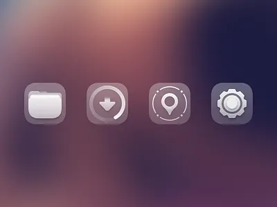 Transparent&Blur blur folder location map setting transparent update
