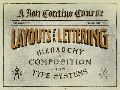 Skillshare Class: Layouts for Lettering illustration layout lettering process
