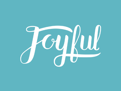 Joyful Lettering drawing handdrawn handlettering lettering typography