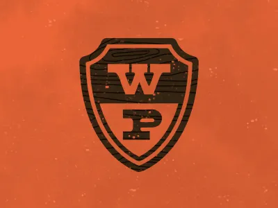 WP Shield crest shield vintage wp