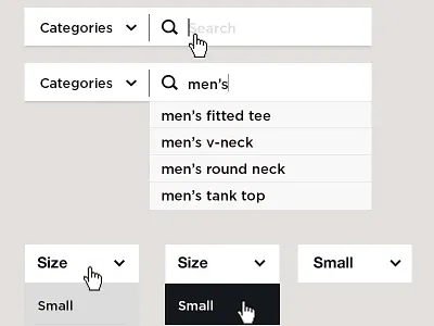 Menus and dropdowns dropdowns flat menus mobile