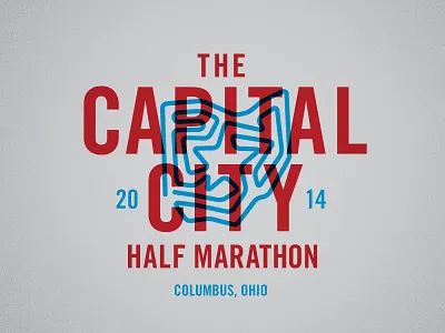 Capital City Marathon logo logo overprint personal