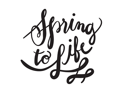 Handdrawn script mark calligraphy drawn handdrawn handwritten life logo mark script scroll typography