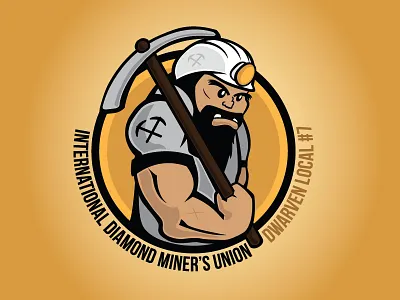 Dwarven Union - The Fiction Relocation Project fictionrelocationproject illustration logo thefictionrelocationproject