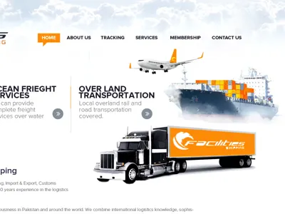 Shipping Web Design design travel web