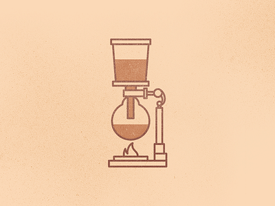 Coffee siphon icon an icon brown cafe icon coffee coffee icon design icon retro siphon siphon icon vintage web icon