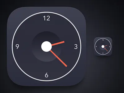 Clock Icon app clock icon ios7 iphone