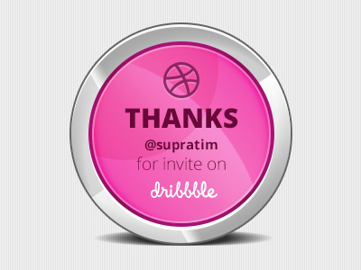 Thanks @supratim dribbble invite thanks