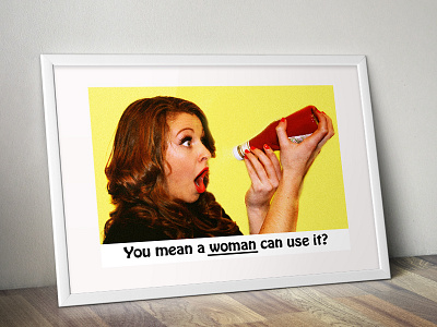 Women in Advertising advertising edit parody photography project university women