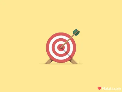 Target free AI aim arrow flat flat design flat icon flatata target