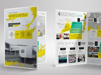 Montecastelo Flyer design flyer photoshop yellow