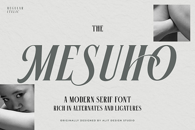 Mesuho Font design font fonts letteing typeface