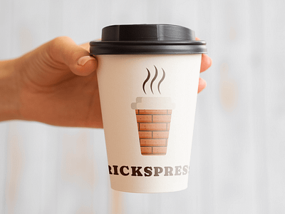 Brickspresso - Logo Design 3d animation branding design graphic design illustration logo motion graphics product design ui visual design