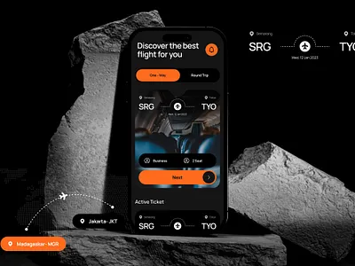 AirVoyage airline booking booking app booking platform darktheme booking design flight booking flight dark app design flights deals fluttertop mobile mobile app mobile app design smart travel travel app travel more travel tech ui uiux user experience ux