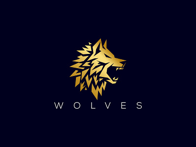 Wolf Logo angry wolf logo branding design graphic design illustration logo strong top wolf logo top wolves ui ux wolf wolf illustration wolf logo wolves wolves illustration wolves logo