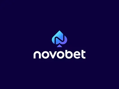 Novobet Logo Design - Online Casino Gambling / Betting Platform betting blockchain brand branding casino crypto design gambling gradient icon igaming logo logo design logodesign logotype modern n simple symbol web3