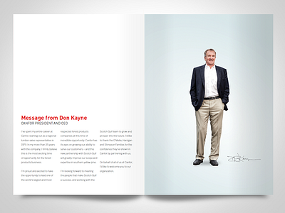 Canfor Brochure Design 01 brochure design