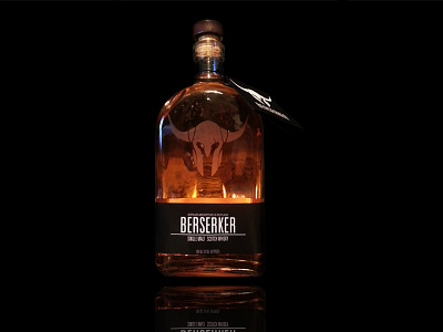 Berserker Scotch branding packaging scotch viking whiskey whisky