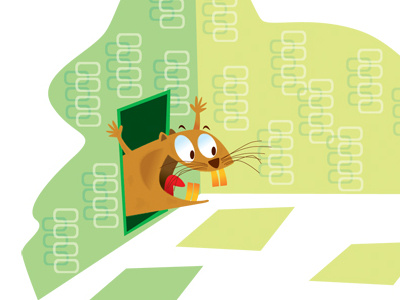 gopher animals illustration illustrator photoshop