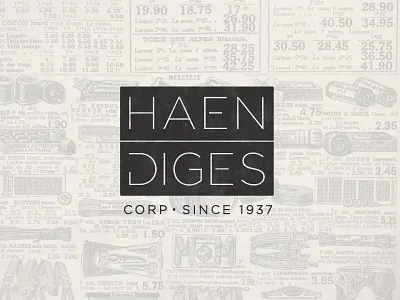 Haendiges Corp Brand Project: Concept 3 - Modern
