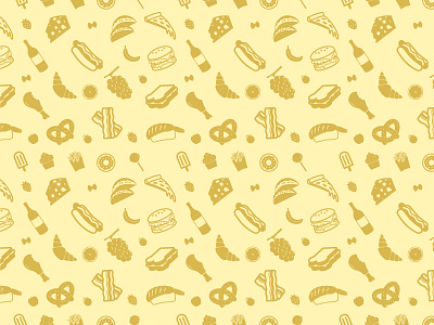 What's for lunch? icons lunch noun project pattern