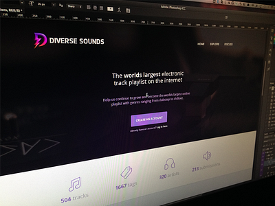 Diverse [wip] diverse sounds home ui web