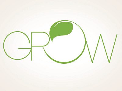 Green Grow green grow leaf logo