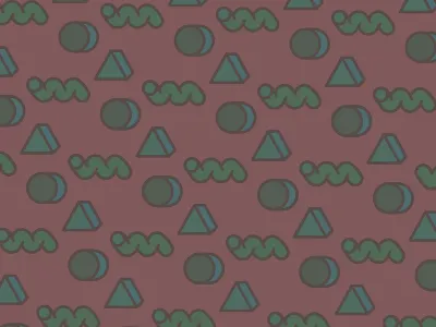 Squiggle pattern noodle face pattern shapes squiggles vector wip