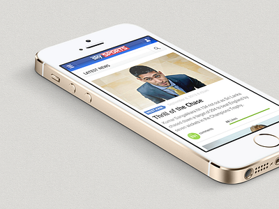 News List css html5 iphone responsive rwd sports ui