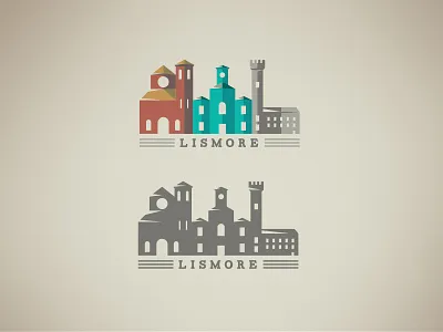 Town Logo branding color flat identity ireland logo mark minimal space symbol town type