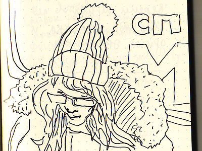 Stranger sktech notepad pen quick pen sketch random sketch