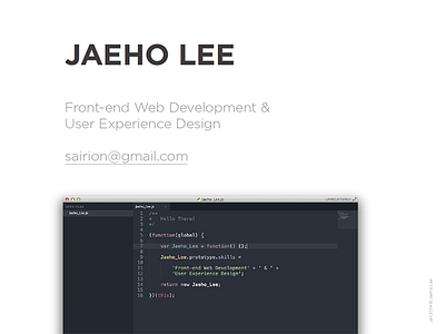 Portfolio Cover design designer developer frontend portfolio ux