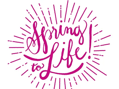 Handdrawn script mark calligraphy drawn handdrawn handwritten life logo mark script scroll sunburst typography