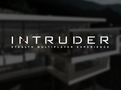 Intruder - Video Game Logo branding fps game logo video game