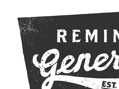 Sneak peak of something new badge distressed handdrawn handlettering logo vintage