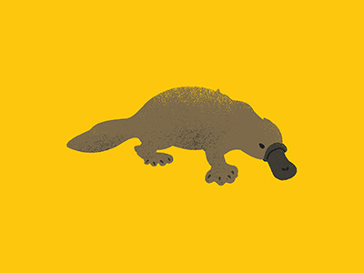 Duck-billed Platypus | 365 Animals 365 animals animals illustration platypus series