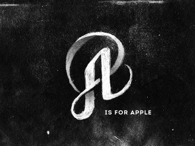 Accepting it looked like an "A" a letter typography