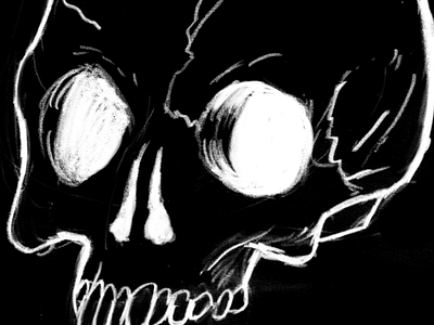 Skullfriend black and white skulls texture