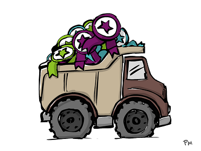 Dump Truck badges dumptruck myedu skills