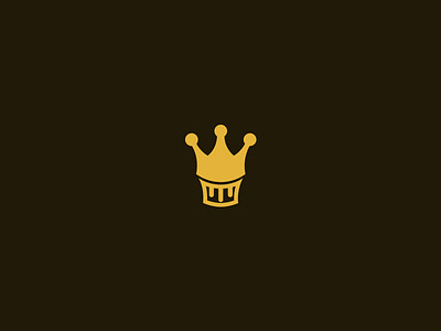 Royal Cupcake branding cake crown delicious food identity illustration logo newcolors wip