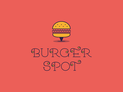 Burger Spot burger design india kerala logo nashad restaurant spot