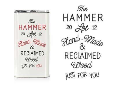 The Hammer Lot hammer handmade type