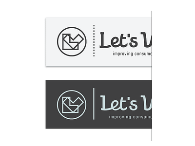 Lets ... early development of a brand signature brandmark icon logotype script type typography