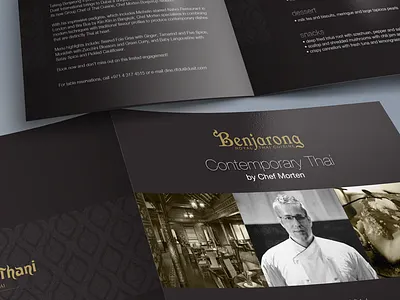 Chef Promo Menu culinary fb menu promo