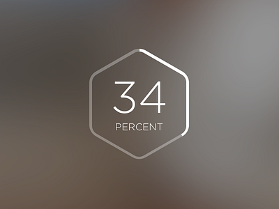 Hexagonal Preload 34 blur hexagon loading percent percentage preload