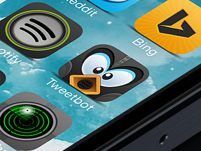 ZTicons bird icons ios7 iphone robot tweetbot twitter